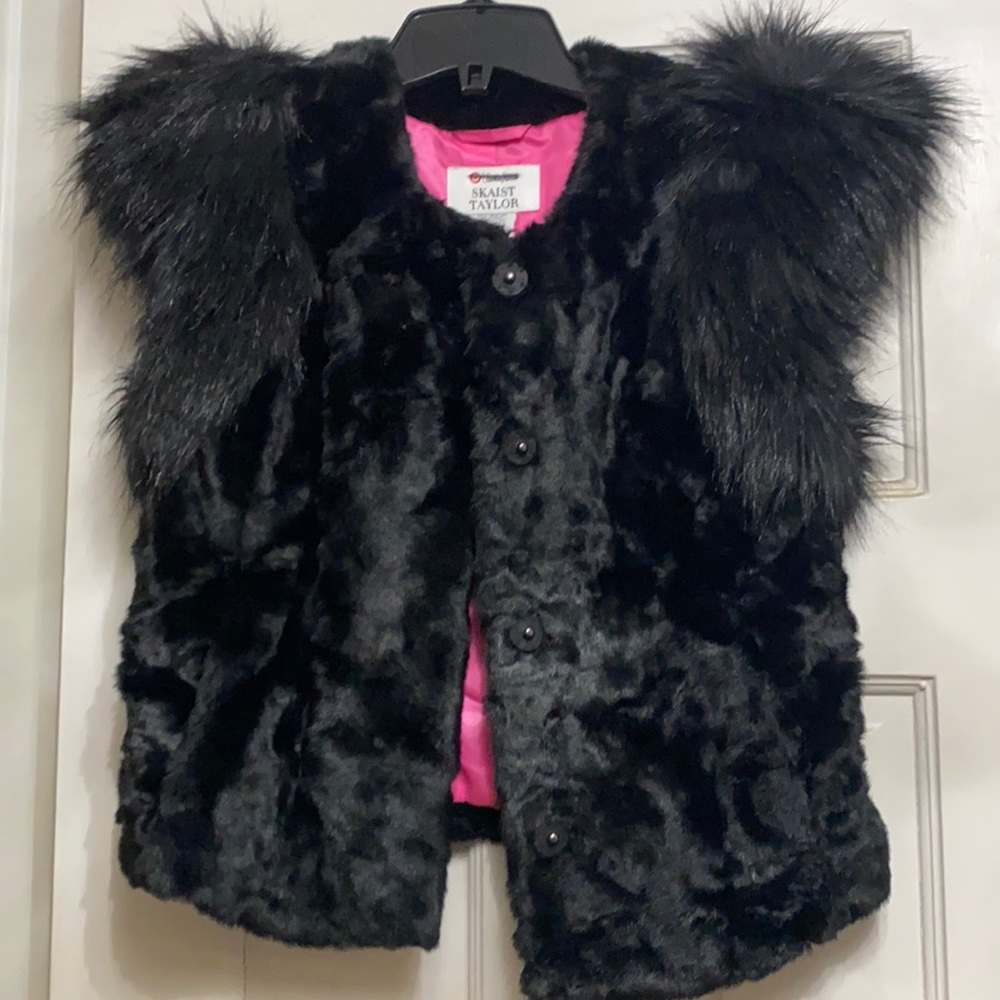 Faux fur vest